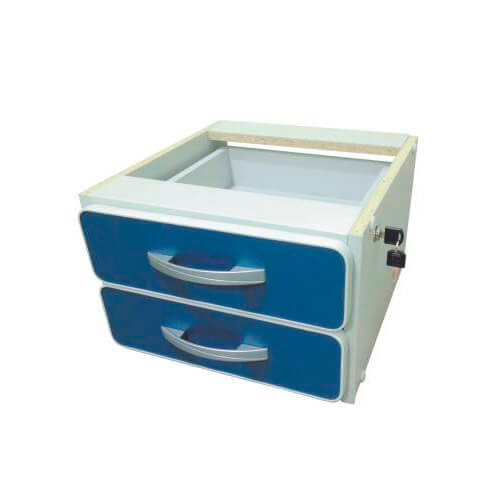 Gaveteiro Fixo 2 Gavetas