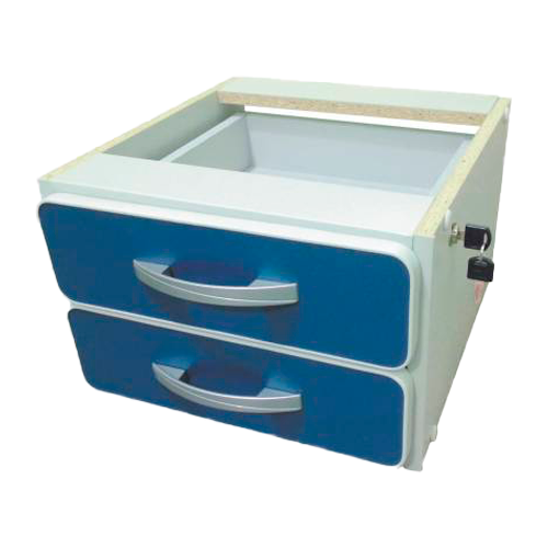 Gaveteiro Fixo 2 Gavetas - cod AS 68