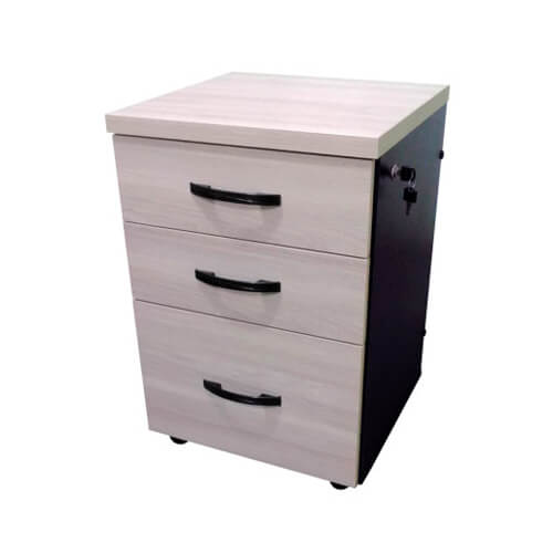 Gaveteiro Volante 2 Gavetas + Gaveta Para Pastas Suspensas Cod - AS 14