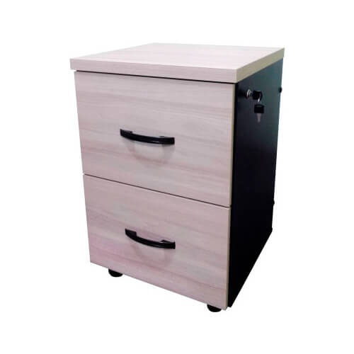 Gaveteiro Volante 2 Gavetas Pastas Suspensas Cod - AS 11